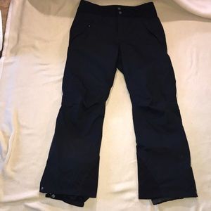 Columbia Titanium Omni-Tech Black Ski Pants Small